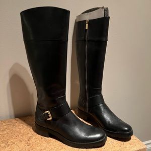 Michael Kors Black Riding Boots BNIB Size 8.5